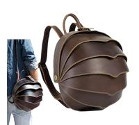 Générique Borsa In Pelle | Zaino Da Viaggio Leggero - Lavoro In Pelle PU - Per Uomini Escursionismo Lavoro Campeggio Università Scuola Di Commercio Quotidiano All'aperto, Caffè nero., Se référer au