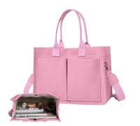 Générique Borsa in tela multi-tasca - Organizzatore per pellicce durevole | Carry Casual Apwisher | regolabile con scomparti spaziosi, cerniera per viaggi, shopping ed , Rosa, Se