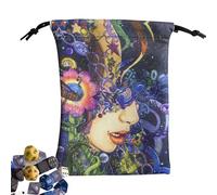 Générique Borsa per carte Tarocchi | Borse Rune E Tarocchi | Pochette multifunzione Principianti Divinazione Halloween Oracle, Fhr58, Se référer au descriptif, riferimento alla