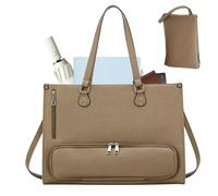 Générique Borsa per computer portatile da donna, con ampio scomparto per pranzo, borsa alla per il lavoro, per telefono, tablet, pasti, bevande, ufficio, studio, viaggi,