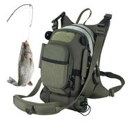 Générique Borsa per il petto per la pesca Borsa portaoggetti attrezzatura e | Pacchetto Impermeabile Impermeabile per la Pesca per Outdoor Kayak Campeggio in Acqua Salata Lago Fiume Mare e