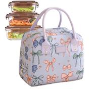 Générique Borsa per il pranzo per le donne, contenitore per riutilizzabile e impermeabile, contenitore per il pranzo isotermica per adulti, scuola, lavoro, viaggi, campeggio, ufficio