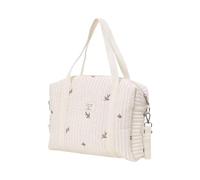 Générique Borsa per pannolini da viaggio | Borsa mamma di grande capacità, carrello di grande capacità tote pannolini, giocattoli, snack, asciugamani di carta e altro ancora, argento, Se référer au