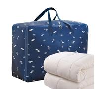 Générique Borsa portaoggetti per piumini - Scatole portaoggetti per lenzuola | Tote impermeabile pieghevole con cerniera per guadagnare spazio biancheria da vestiti dorm coperte lenzuola