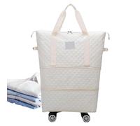 Générique Borsa Sportiva con Ruote Ruote Pieghevole Borsa da Viaggio Borsa da Viaggio con Ruote Rimovibili Valigia Estensibile Borsa da Viaggio Bagaglio a Mano per Genitori Viaggio, beige, Se référer