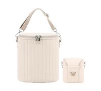 Générique Borsa termica per bottiglie per tutti/piccoli - Borsa termica per bottiglie per piccoli - Borse per piccoli | Portatile isolato carino con maniglia per il trasporto di alimenti D, cachi, Se