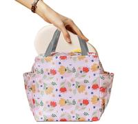 Générique Borsa termica per il pranzo, borsa termica per il pranzo, borsa termica per alimenti, refrigeratore termico, riutilizzabile, contenitori per alimenti, per viaggi, scuola, picnic, tra