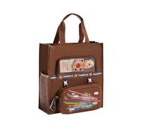 Générique Borsa tote Capybara - tela della borsa, tote | Design multi-tasca, grande capacità, scuola per leggero | Trasportatore diurno resistente all'usura per fo, Caffè scuro., Fare riferimento alla