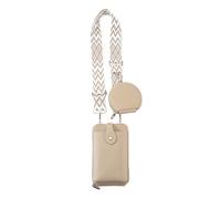 Générique Borse a Tracolla per Telefono Portatile, Donna Piccola Borsa a Tracolla con Mini Portafoglio, Crossbody Pochette Besace Borsa Messenger Telefono in Pelle PU con Tracolla Regolabile, cachi.