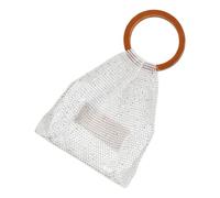 Générique Borse Artigianali, pochette leggera e tradizionale, borsa tote da donna, per la famiglia, le donne, la casa, il viaggio per interni ed esterni, il viaggio giornaliero, bianco, Se référer au