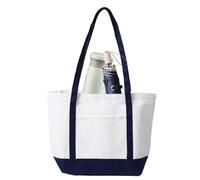 Générique Borse Di Tela | Borsa Per La spesa Grande Volume,Borsa Multifunzione Sport, Spiaggia, Piscina, Gare e Trasporto, Blu marino, Se référer au descriptif