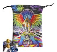 Générique Borse e tasche per tarocchi - Porta carte di tarocchi con borsa e tasche di stoccaggio, tasca multifunzione per principianti Divinazione Fortune Halloween Oracle, Fhr60, Se référer au