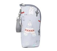 Générique Bottle Milk Insulation Bag, Oxford Cloth Water Bottle Cooler Thermal Bags, 3,54 x 2,76 x 8,66 in impermeabile, portatile, per trasportare contenitori da viaggio, multicolore, B: Dream Tower,