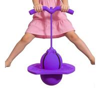 Générique Bouncing Ball with Handle | 90 cm Adaptable Jumping Toy with Pump - Beginner-Friendly Bouncing Balls for Kids | Improved Coordination Skills for Exercise Training Hopping Balance Game Play