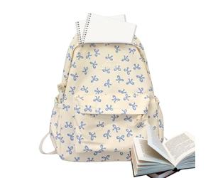 Générique Bow Backpack School - Bow Backpack | School Students Book Bag | College Back Pack | Travel Casual day pack Large Capacity for Textbooks, Notebook | Girls | Travel Shoulder Bag for Notebook