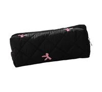 Générique Bow Tie Pencil Case, Large Capacity Zipper Pouch, Desk Cosmetics Organizer, Long Lasting Fabric and Versatile for Middle and Primary School Stationery, 8,07 x 2,56 x 3,35 pollici, Refer To