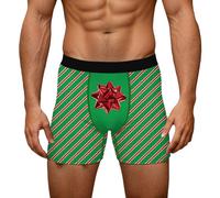 Générique Boxer intimo stampato a tema vacanza, slip morbidi, traspiranti, comodi, elastico in vita per tutto il giorno sotto i vestiti, verde, XXXL