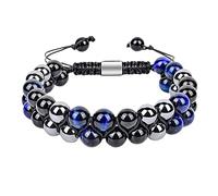Générique Bracciale Bracciale Per E Gioielli Verde Mano Nera Bracciale Perla Naturale Per Fortunata Bracciale Messaggi Gioielli, Taglia unica, Pietra, Nessuna pietra preziosa