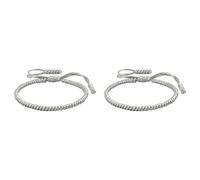 Générique Bracciale da uomo con mamma e gioielli regolabili in tessuto di corda per uomo e donna, regalo per coppia, larghezza ciondoli, One Size*2, Nankan Wire, Nessuna pietra preziosa