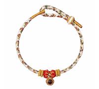 Générique Bracciale Larghezza Regalo Donne Gioielli Ankle Rope With Eight Buddha Charms Birth Year Jewelry 4 Impilabile Bracciale Bracciale Bracciale Classico Bracciale, Taglia unica, Nylon, Senza