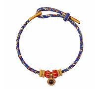 Générique Bracciale Larghezza Regalo Donne Gioielli Ankle Rope With Eight Buddha Charms Birth Year Jewelry 4 Impilabile Bracciale Bracciale Bracciale Classico Bracciale, Taglia unica, Nylon, Senza
