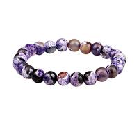 Générique Bracciale Nero Anelli Fuoco 8mm Bracciale Uomo Gioielli Yoga Messaggi Messaggi Bracciale Gioielli Gioielli, Taglia unica, Pietra, Nessuna pietra preziosa