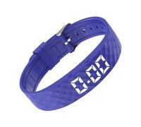 Générique Bracciale | Wearable Silent Timer Watch | Vibrazione regolabile Clock Wristband | Comodo Sleep Aid Device | Travel-Friendly Accessory Usage Scenario for Women Men Adults Girls Kid, blu, Se