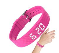 Générique Braccialetto di allarme silenzioso, orologio con timer silenzioso, orologio sveglia con allarme vibrante regolabile, per il sonno e il viaggio per donne uomini adulti e ragazze anziane