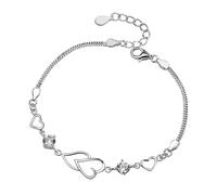 Générique Bracciali Larghezza Luna Bracciale Bracciale Cuff Bangles For Women Mom Wife Valentine Mothers Day Bracciali Donna Coppia Con Bracciale Gioielli, Taglia unica, Rame, Nessuna pietra preziosa