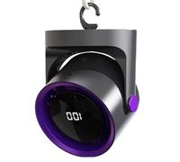 Générique Breeze Unit, LED Touch Wind System, Speed Control with Ventilation, Eco Polymer Silent Rotor Device, Futuristic Mesh Style Frame, Study Travel Breeze Kit Device Pack
