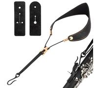 Générique Bretella da collo per sassofono tenore | Supporto musicale ergonomico e regolabile | Cinghia da collo per sassofono Alto,per flauto bassa, comfort, stabilità, principianti, ragazze