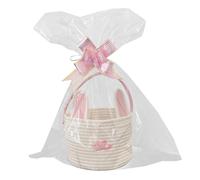 Générique Bunny Easter Sneakers for Kids, Candy Bag Easter Bunny Storage Basket, Rabbit Bucket Tote, Bunny Basket Easter Egg Bag, Easter Decorations Treat Basket for Party Favors and, rosa, Se référer