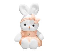 Générique Bunny Plush - Stuffed Bunnies | 16-inch Cute Rabbit Plush Stuffy | Realistic Animal | Companion Pllush Toys with Headbands for Birthday, Christmas