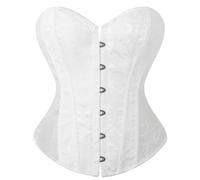 Générique Bustiers Et corsetti Donna, travestimento gotico Halloween Donna Corsetto dimagrante Pancia piatta in tulle trasparente stampato stile vittoriano medievale fermaglio, sotto il petto
