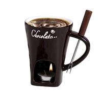 Générique Butter Warmer Heating Tea Light Melting Pot for Candy & | Melting Pot for Chocolate Chocolate | Chocolate Fondue Mug Set - Fonduta Mug Ceramic Hot Pot Chocolate Melting Cup |