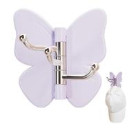 Générique Butterfly Hooks Wall, Rotating Adhesive Hanger, 3-Branch Device with Reliable No Drill Style, Clothes Abiti Towels Coats Hats Bags Keys Home Bathroom Bedroom, Easy Use Apartment Office