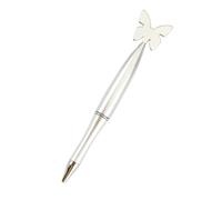 Générique Butterfly Pens - Colorful Gel Ink Writing Set for School Office Journaling | Smooth Flow Ballpoint with Decorative Butterfly Top Cute Stationery Gift for Students Writing Craft Use