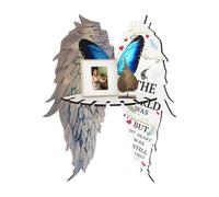 Générique Butterfly Wing Corner Shelf, Angel Wing Floating Display Stand, Boho Wall Storage Rack, Decorative Wooden Organizer for Living Area, Bedroom, and Home Decor