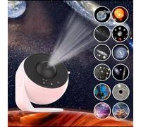 Générique BUYTOWORLD - Proiettore a soffitto 13 in 1, rotazione a 360°, proiettore planetario con sistema solare, luna, nebulosa, galassia, luce notturna per bambini e adulti