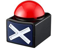 Générique Buzzer-Taste - Spielantwort-Buzzer | Lustige Party-Spielantwort-Buzzer-Tasten | Spieleshow-Buzzer mit Licht und Alarmton für Streiche, Familienspiele, Club-Karneval