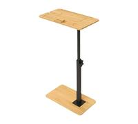 Générique C Shaped End Table with Adjustable Height, Narrow Divano Side Tables, Adorable Multifunctional Compact Phone Slot, Small Bedside Table for Living Room, Bedroom, Oro Bathroom Spaces