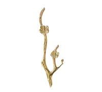Générique Cabinet Handles - Brass 15 x 4,2 x 2,5 cm | Creative Branch Furniture Pull Handles Decorative Hardware for Dressers Cupboards Wardrobes Bookcases Drawers | for home dormitory hotel