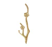 Générique Cabinet Handles - Brass 15 x 4,2 x 2,5 cm | Creative Branch Furniture Pull Handles Decorative Hardware for Dressers Cupboards Wardrobes Bookcases Drawers | for home dormitory hotel
