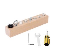 Générique Cacciavite per bambini | Gioco di apprendimento per l'asilo | Set educativo in legno da tavola di viti | per ragazzi e ragazze Natale compleanno casa giardino scuola