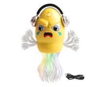 Générique Calamar Ballando | Sensore automatico di ostacoli - Giocattolo musicale Octopus ricaricabile con luce per ragazzi compleanno Natale gioco percorso strisciante danza