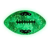 Générique Calcio Luminoso Brillante | Dimensione 6/9 Pallone da Calcio Notte Super Grip | americano Cuoio PU Impermeabile Doppio per Piscina Spiaggia Giardino