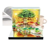 Générique Calendario 3D - Calendario Scultura Carta 3D | Blocco note a fogli staccabili design albero scuola ufficio aula regali