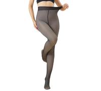 Générique Calze Da Sci più Calde Bambini Collant termici, leggings opachi, calze spesse e calde per l'inverno Dimagrante Guainante Nero, Le Noir, L