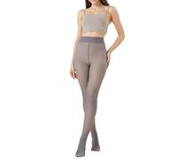 Générique Calze Da Sci più Calde Bambini Collant termici, leggings opachi, calze spesse e calde per l'inverno Dimagrante Guainante Nero, grigio, L