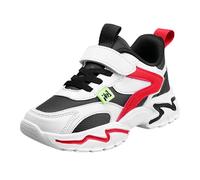 Générique Calze Nere Per And Inverno Pelle Adjustable Shoelaces Medium E Large Bambini Casual Sport Shoes Plaid Buffalo Per Ragazzi, rosso, 35 EU